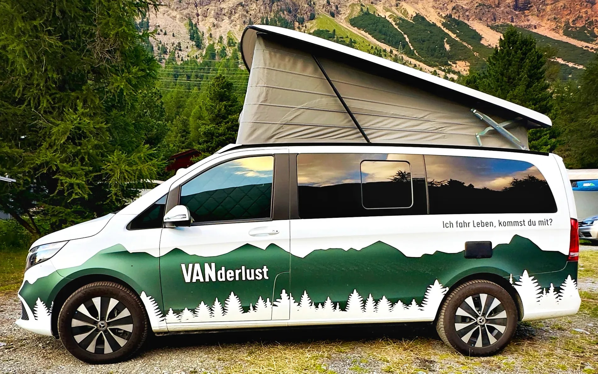 Van mit umfangreichem Zubehör in Österreich mieten